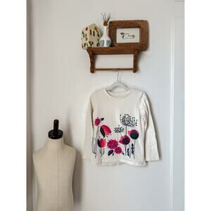 Tea flowers print longsleeve - size 7